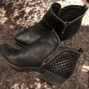 Lucky brand black booties